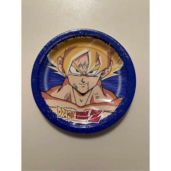 Vintage Y2K Dragonball Z 7” Dessert Party Paper Plates Design Wear Pack of 8 - Picture 1 of 6